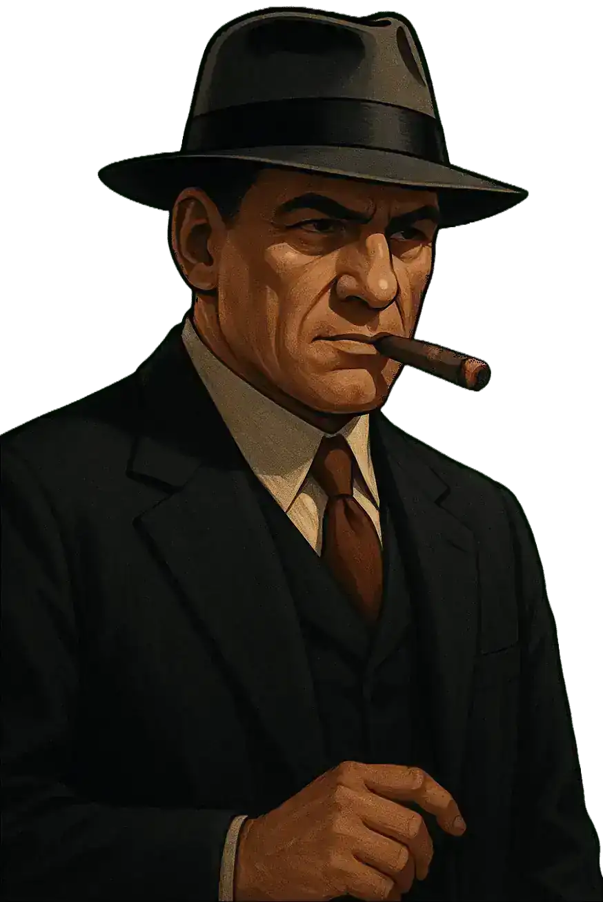 Gangster illustration